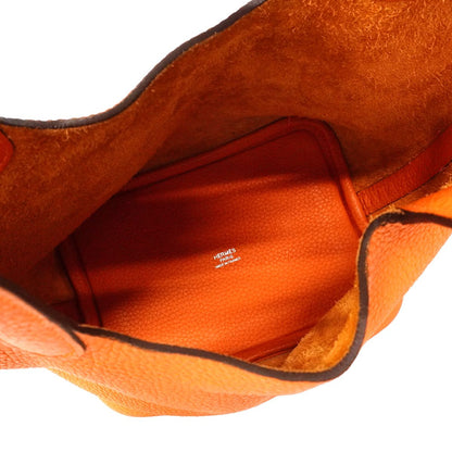 Hermes Handbag Picotin 18 Lock Taurillon Orange Silver — view 4