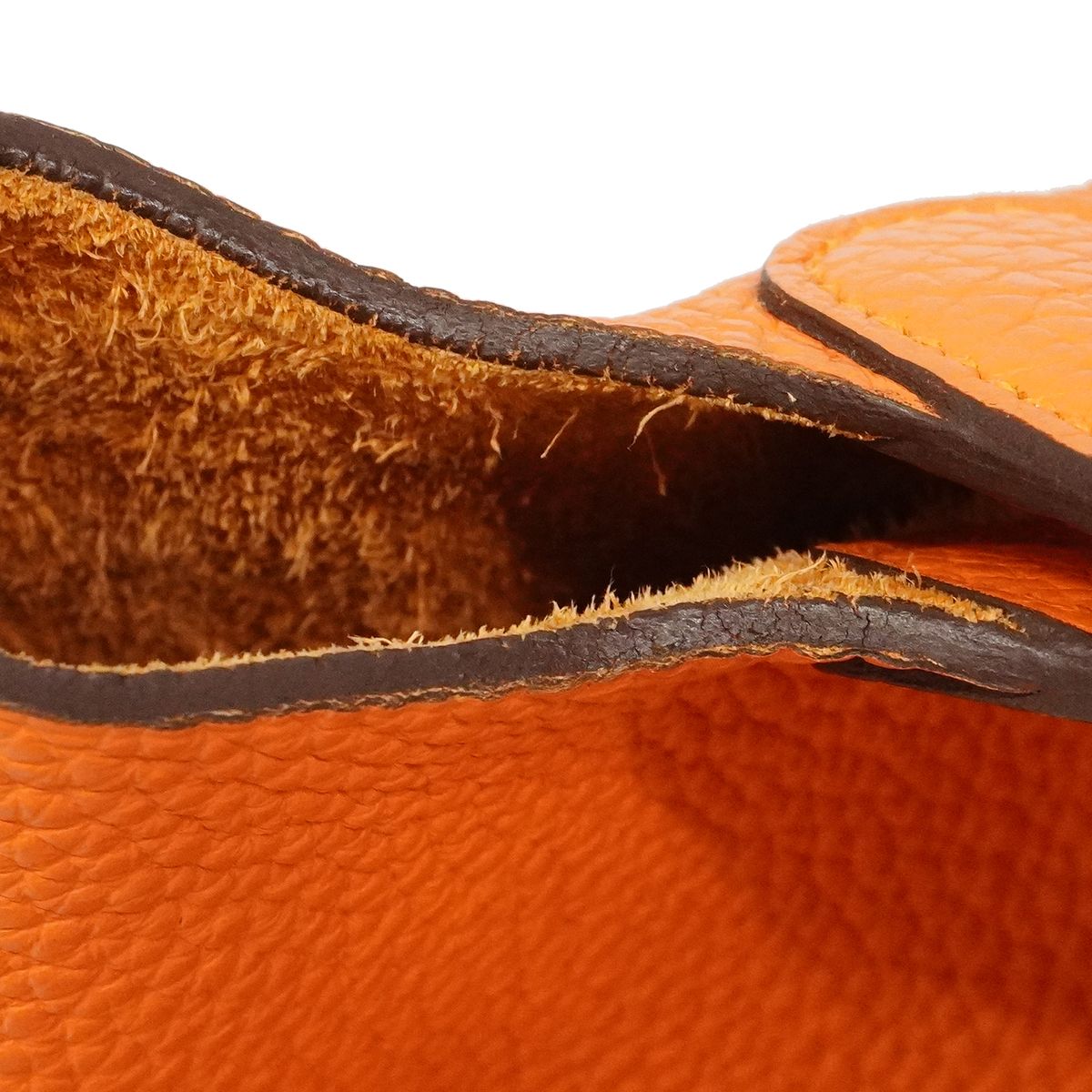 Hermes Handbag Picotin 18 Lock Taurillon Orange Silver — view 6