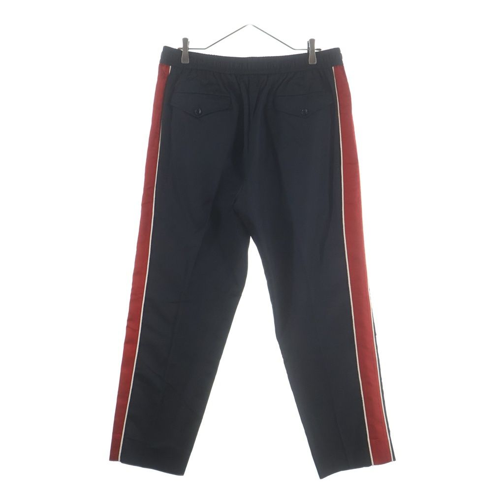 Gucci Side Line Silk Blend Rayon Track Pants Black — view 2