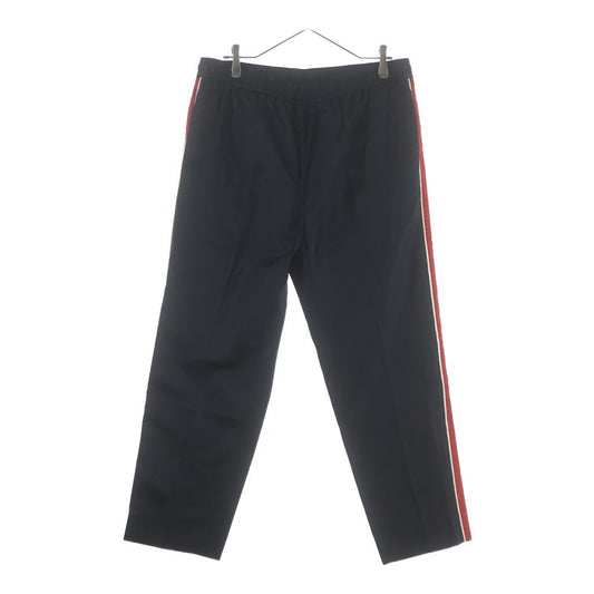 Gucci Side Line Silk Blend Rayon Track Pants Black