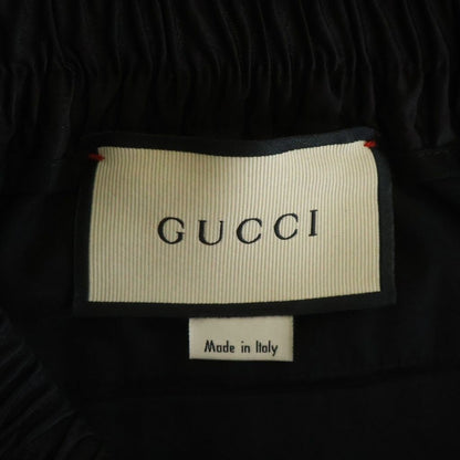Gucci Side Line Silk Blend Rayon Track Pants Black — view 7