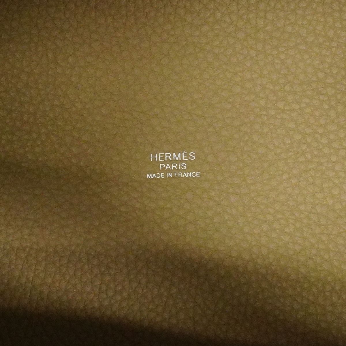 Hermes Tote Bag Picotin Lock MM Taurillon Trench Silver — view 5