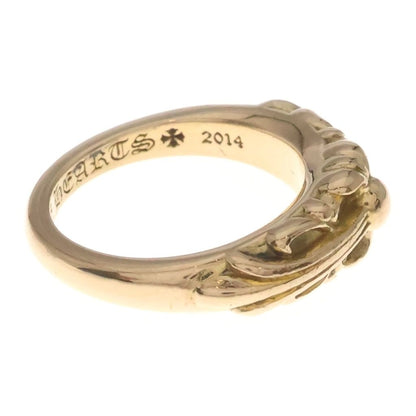 Chrome Hearts 22K Babyclsc Baby Classic Floral Cross Gold Ring — view 3