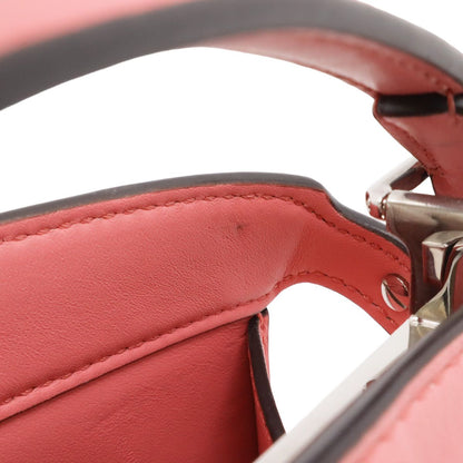 Fendi Peekaboo ISeeU Petit Mini Bag 2-Way Padding Nappa Leather Pink — view 8