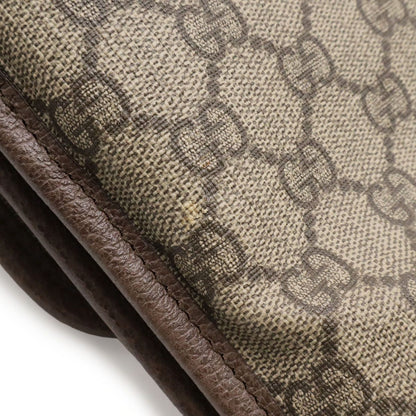 Gucci Neo Vintage GG Supreme Small Messenger Bag Tiger Head Leather Beige — view 5
