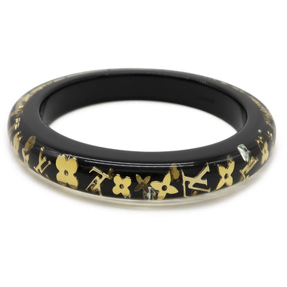 Louis Vuitton Bracelet Ankle John Bangle Rhinestone Clear Dark Brown — view 4