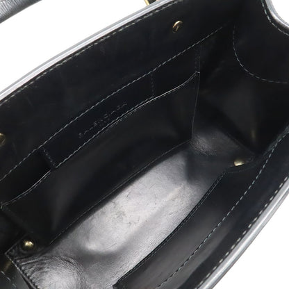 Balenciaga Mini Paper 2-Way Shoulder Bag Crossbody Leather Black Gold Mirror — view 7