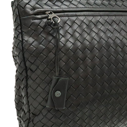 Bottega Veneta Intrecciato Business Briefcase Documents Purse Leather Black — view 8