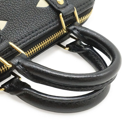 Louis Vuitton Monogram Empreinte Nano Speedy Mini Bag 2-Way Bicolor Black — view 4