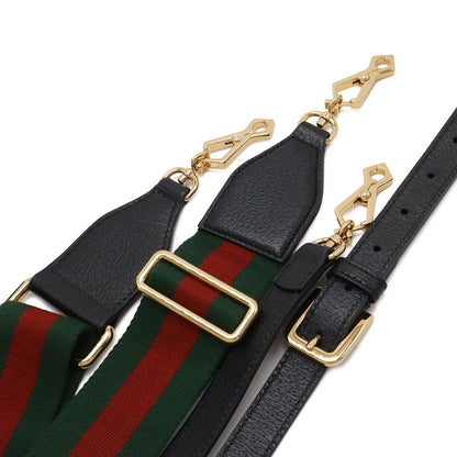 Gucci Adidas Collaboration Horsebit 1955 Mini Shoulder Bag 2-Way Clutch Leather — view 5
