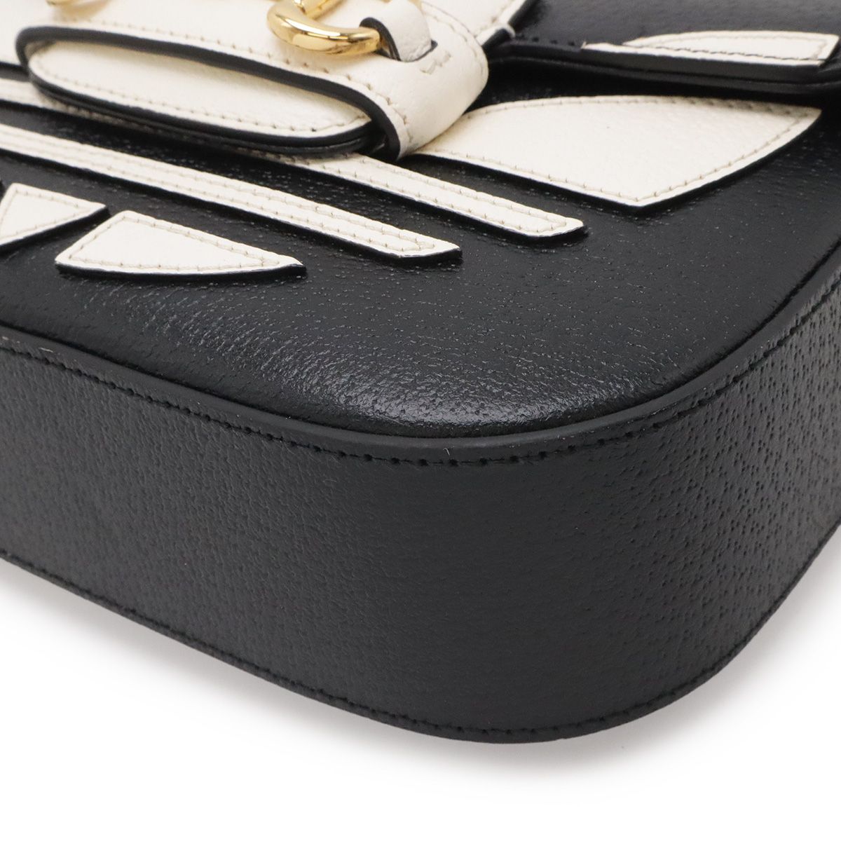 Gucci Adidas Collaboration Horsebit 1955 Mini Shoulder Bag 2-Way Clutch Leather — view 3