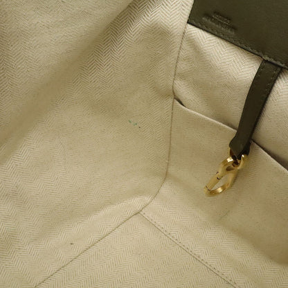 Loewe Hammock Small Shoulder Bag 6way Bicolor Leather Khaki Beige Gold — view 6