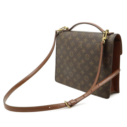 Louis Vuitton Monogram Monceau 28 Second Business 2-Way Shoulder Bag Crossbody — view 2