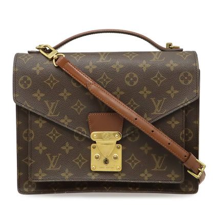 Louis Vuitton Monogram Monceau 28 Second Business 2-Way Shoulder Bag Crossbody