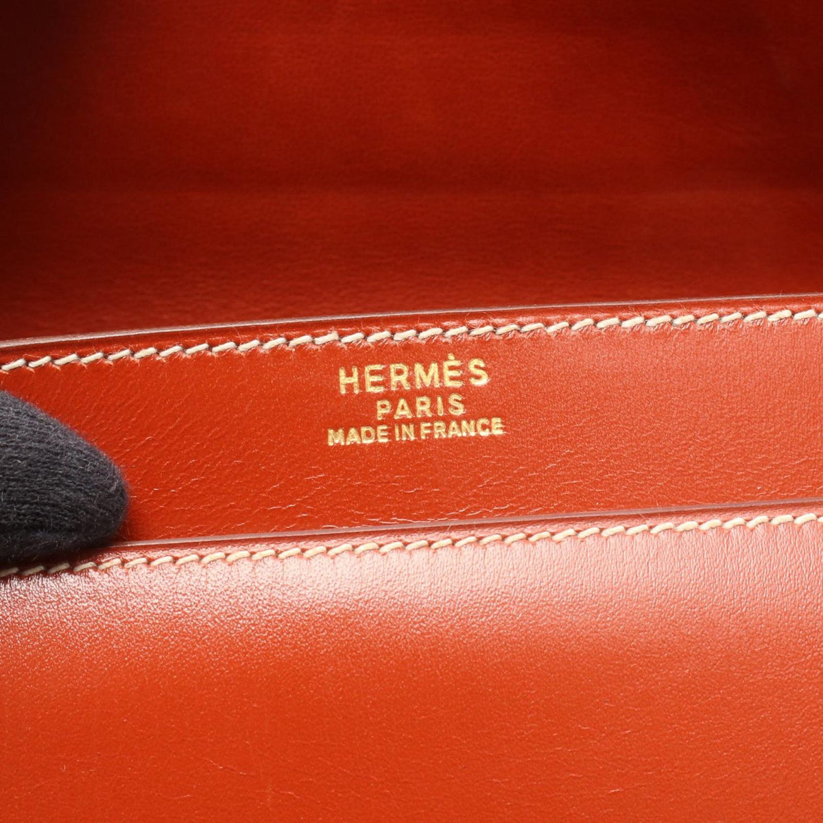 Hermes Handbag Piano Brick Calfskin — view 4