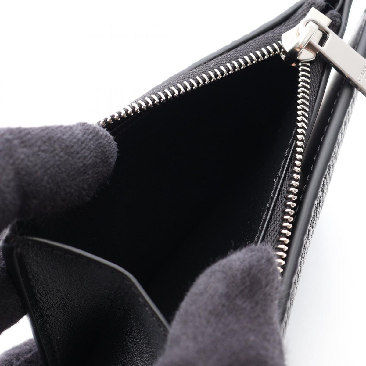 Celine Bifold Wallet Compact Leather Card Case — view 4