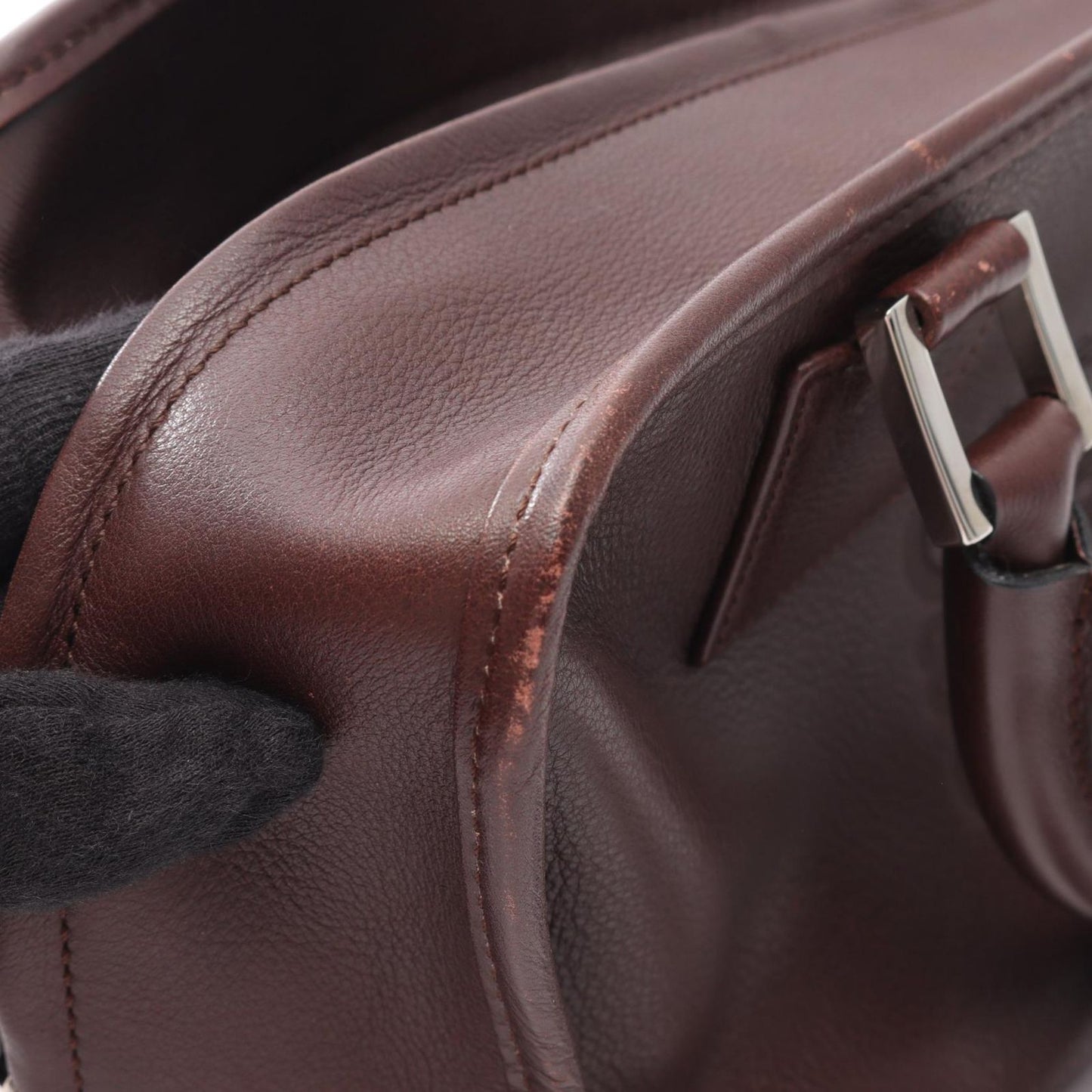 Loewe Handbag Amazona 28 Brown Leather — view 5