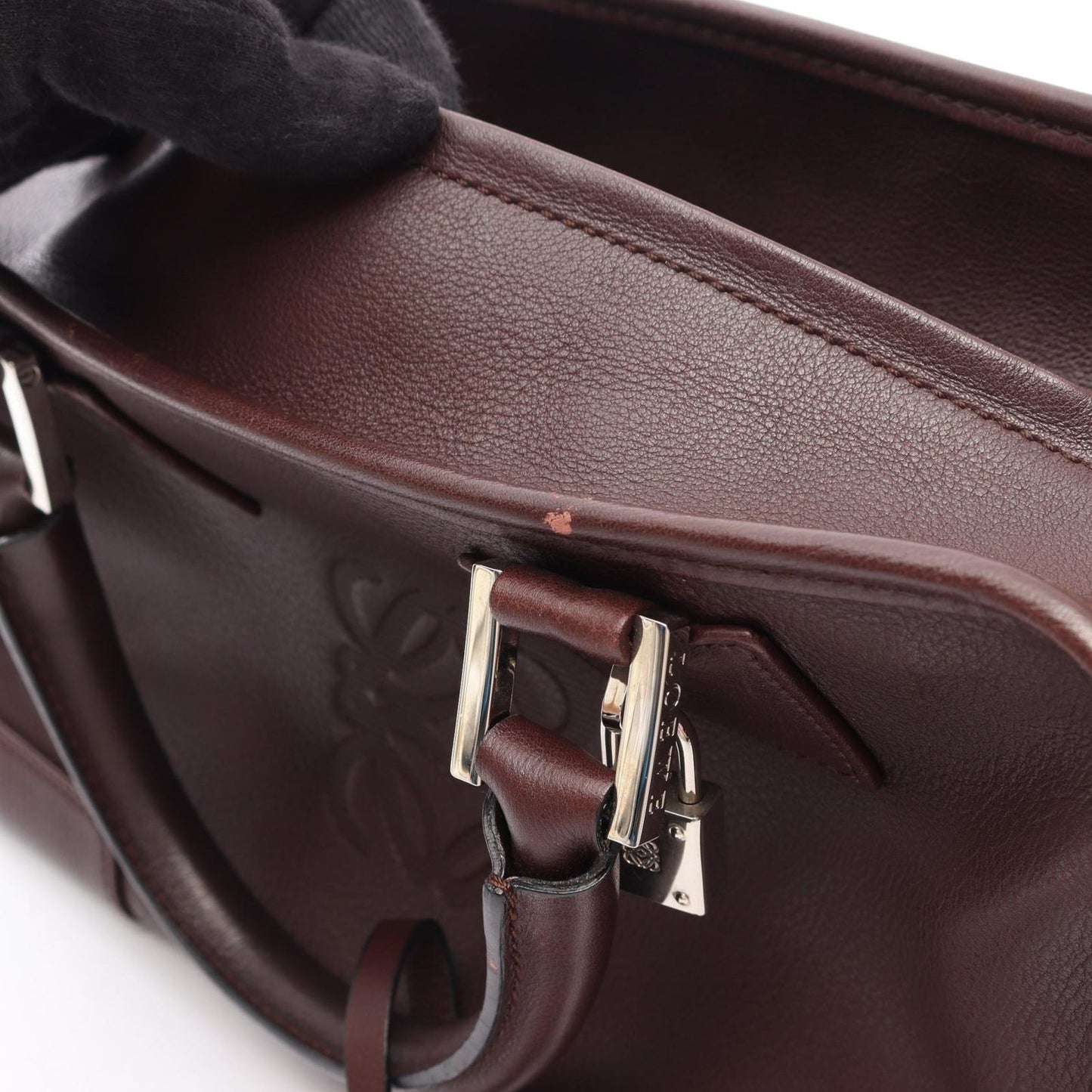 Loewe Handbag Amazona 28 Brown Leather — view 7