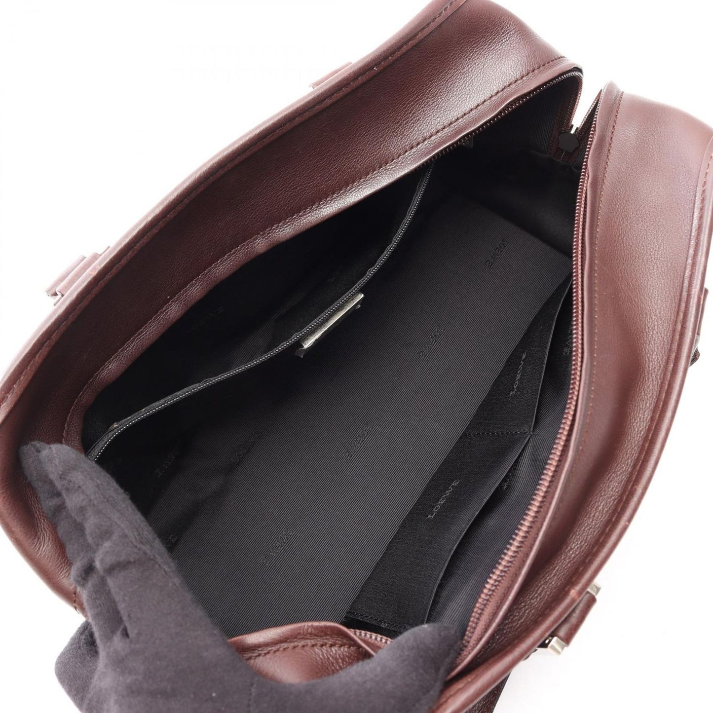 Loewe Handbag Amazona 28 Brown Leather — view 3