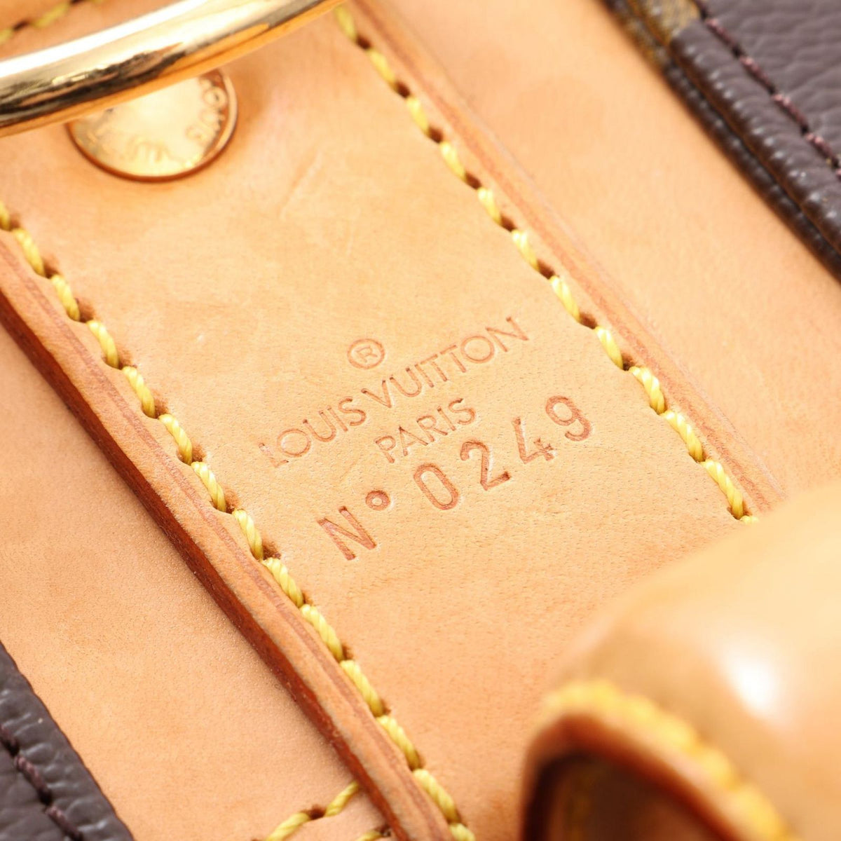 Louis Vuitton Sac Golf Caddy Bag Club Case Canvas Leather — view 4