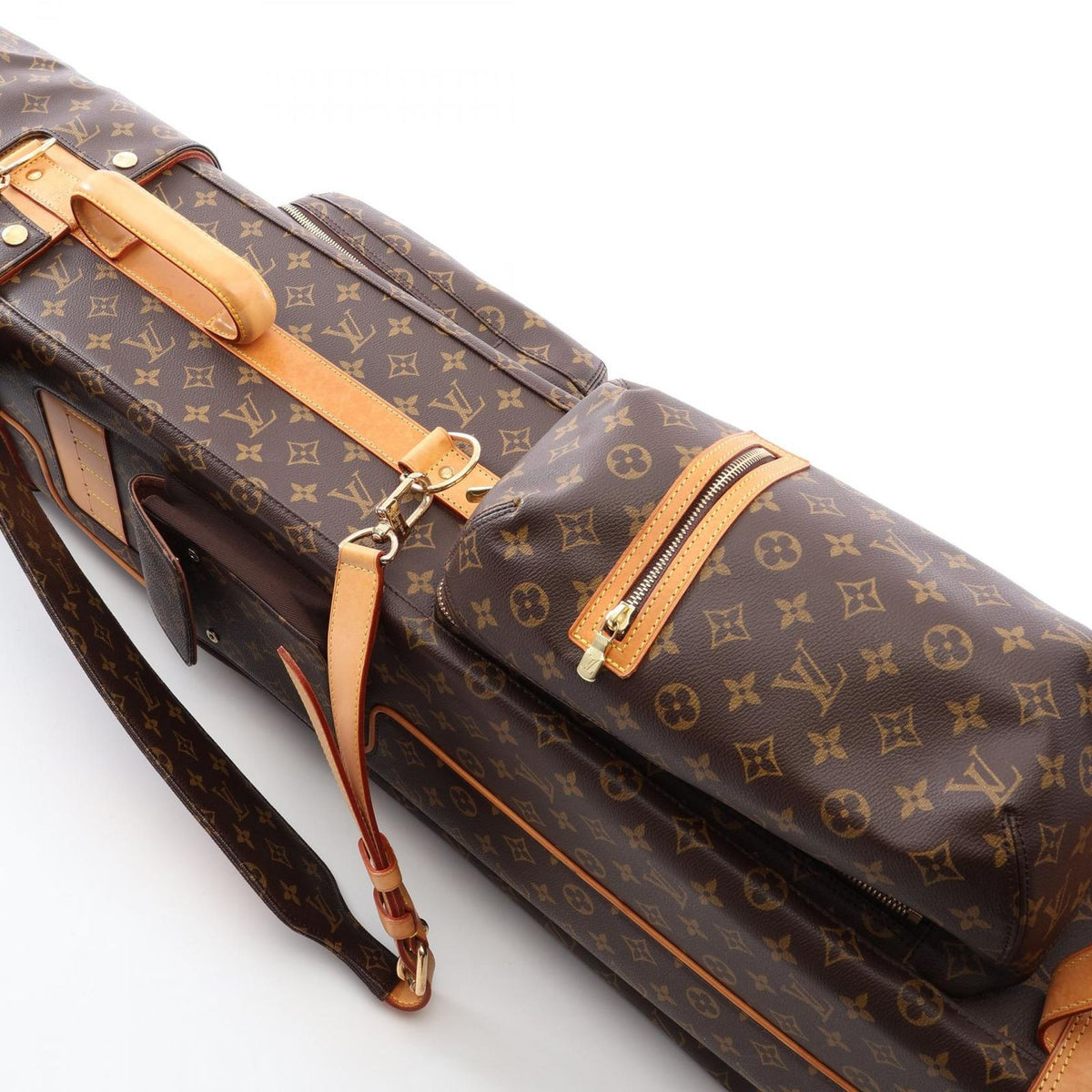 Louis Vuitton Sac Golf Caddy Bag Club Case Canvas Leather — view 5