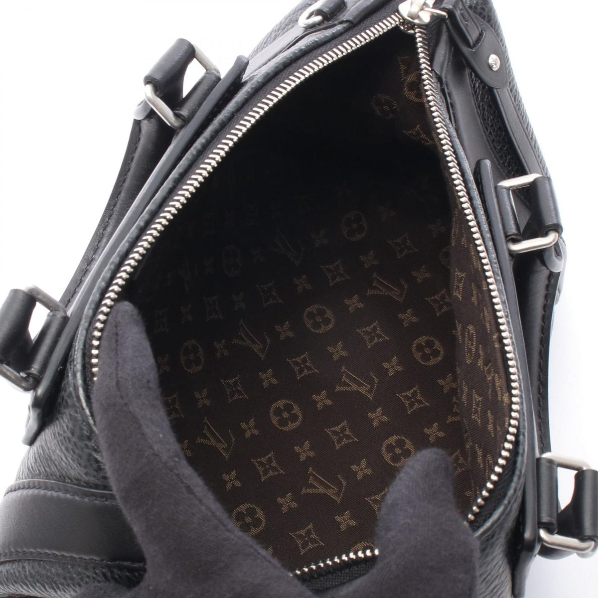 Louis Vuitton Handbag LV Biker PM 2-Way Noir Leather — view 3