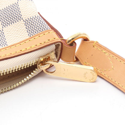 Louis Vuitton Shoulder Bag Siracusa MM Canvas Leather — view 6