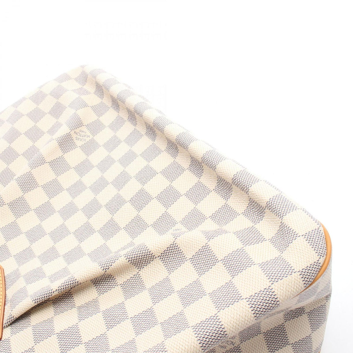 Louis Vuitton Shoulder Bag Siracusa MM Canvas Leather — view 7