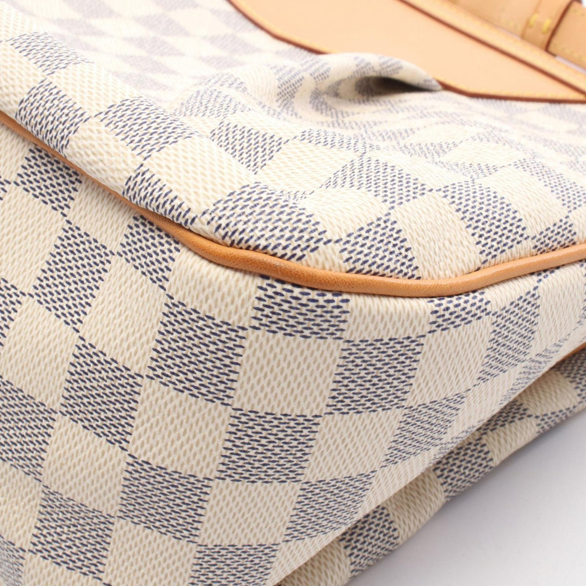 Louis Vuitton Shoulder Bag Siracusa MM Canvas Leather — view 8