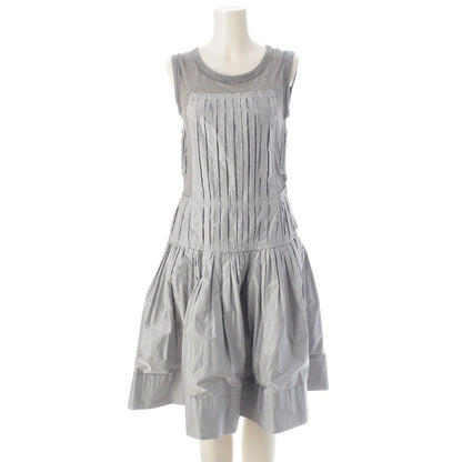 Louis Vuitton Docking Sleeveless Dress Gray 36