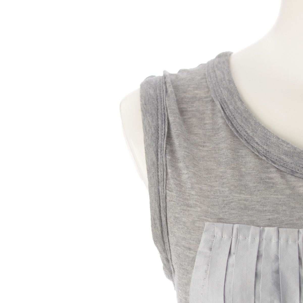 Louis Vuitton Docking Sleeveless Dress Gray 36 — view 6