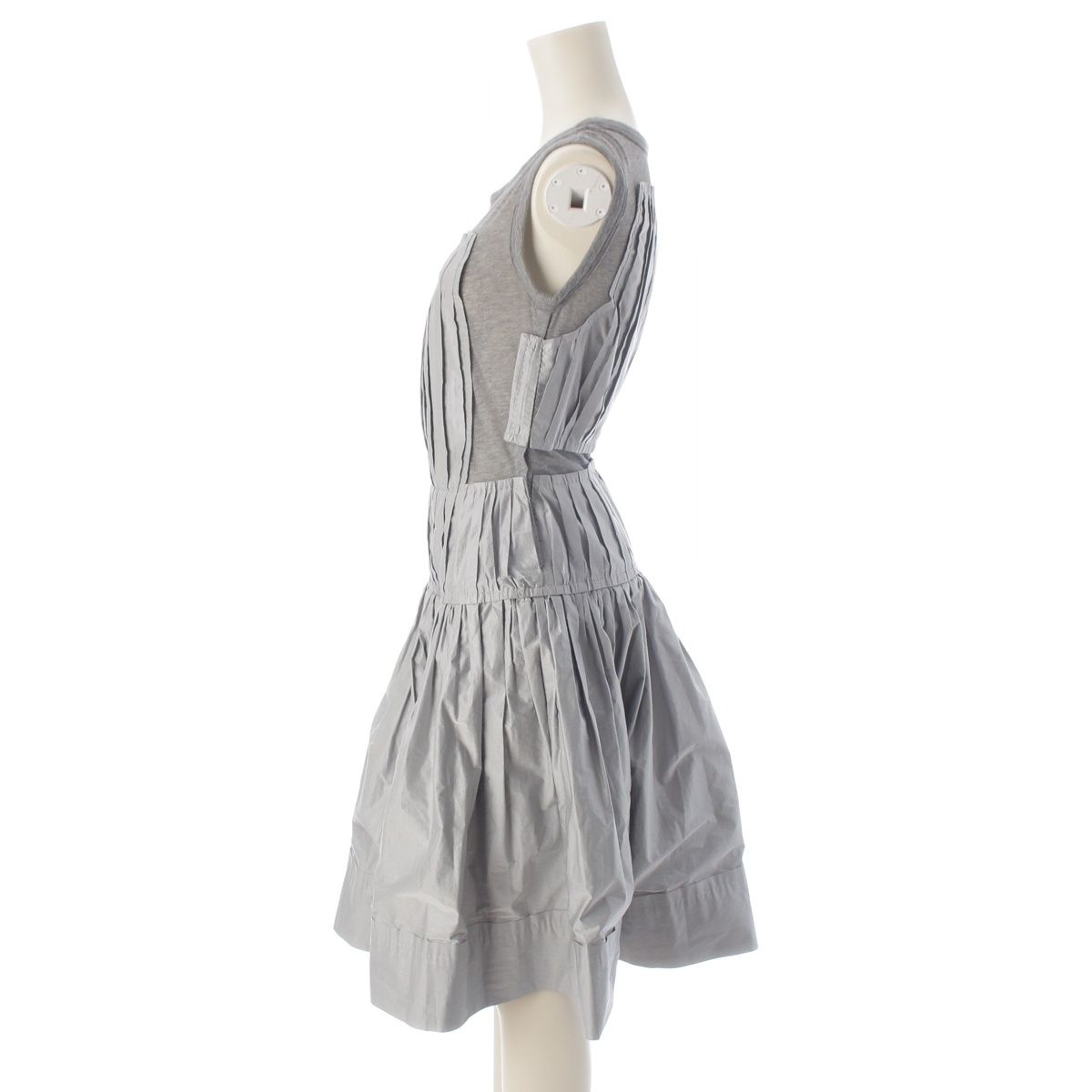 Louis Vuitton Docking Sleeveless Dress Gray 36 — view 3
