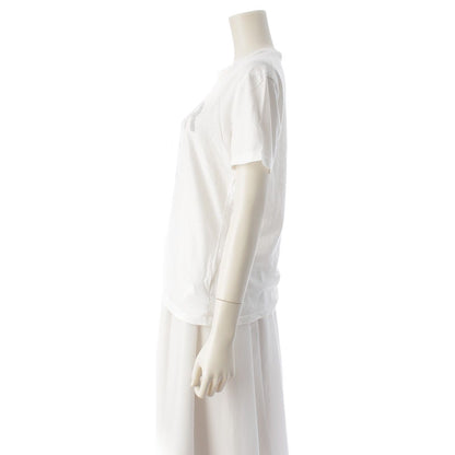 Dior Cotton Linen Logo J'adior Top White — view 3