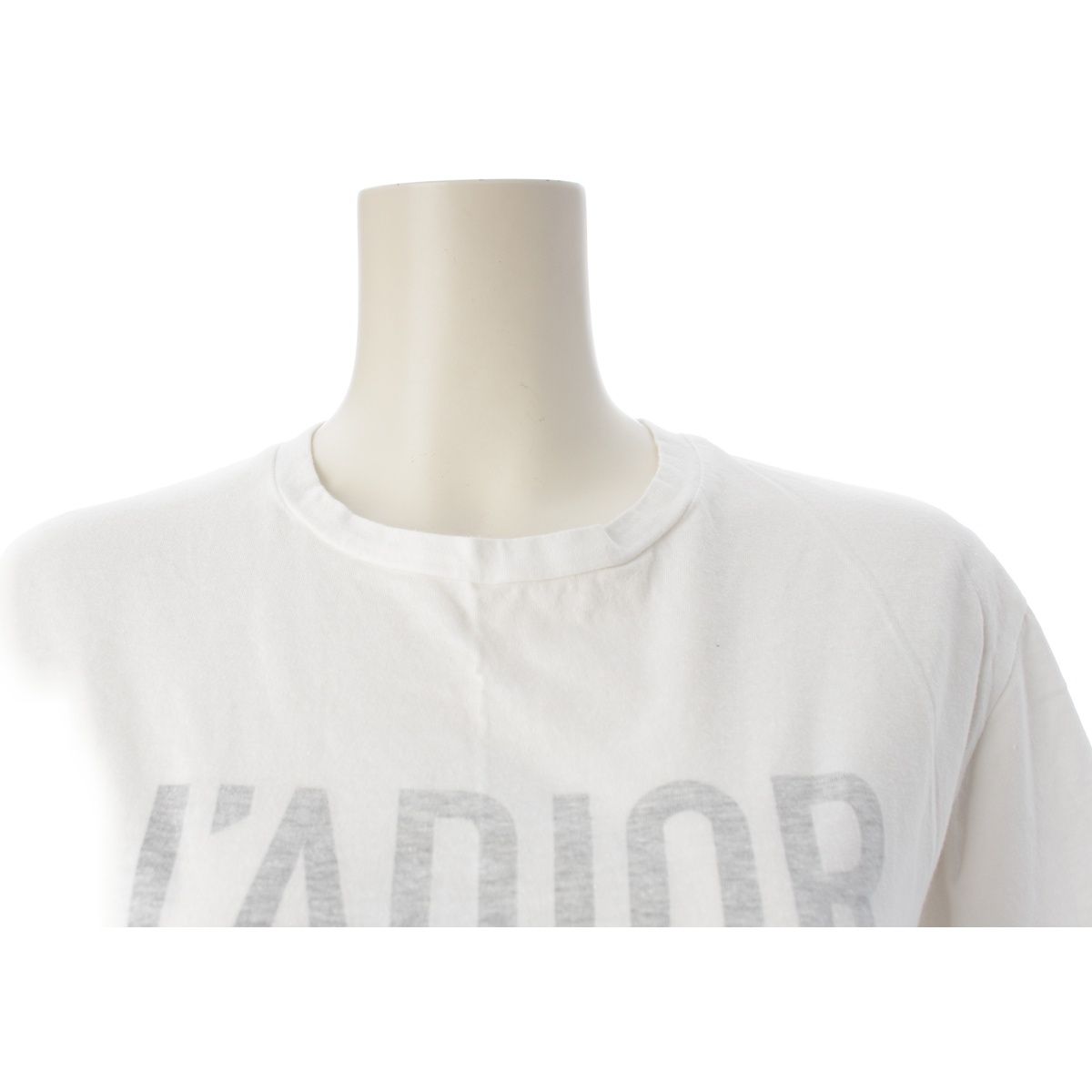 Dior Cotton Linen Logo J'adior Top White — view 5