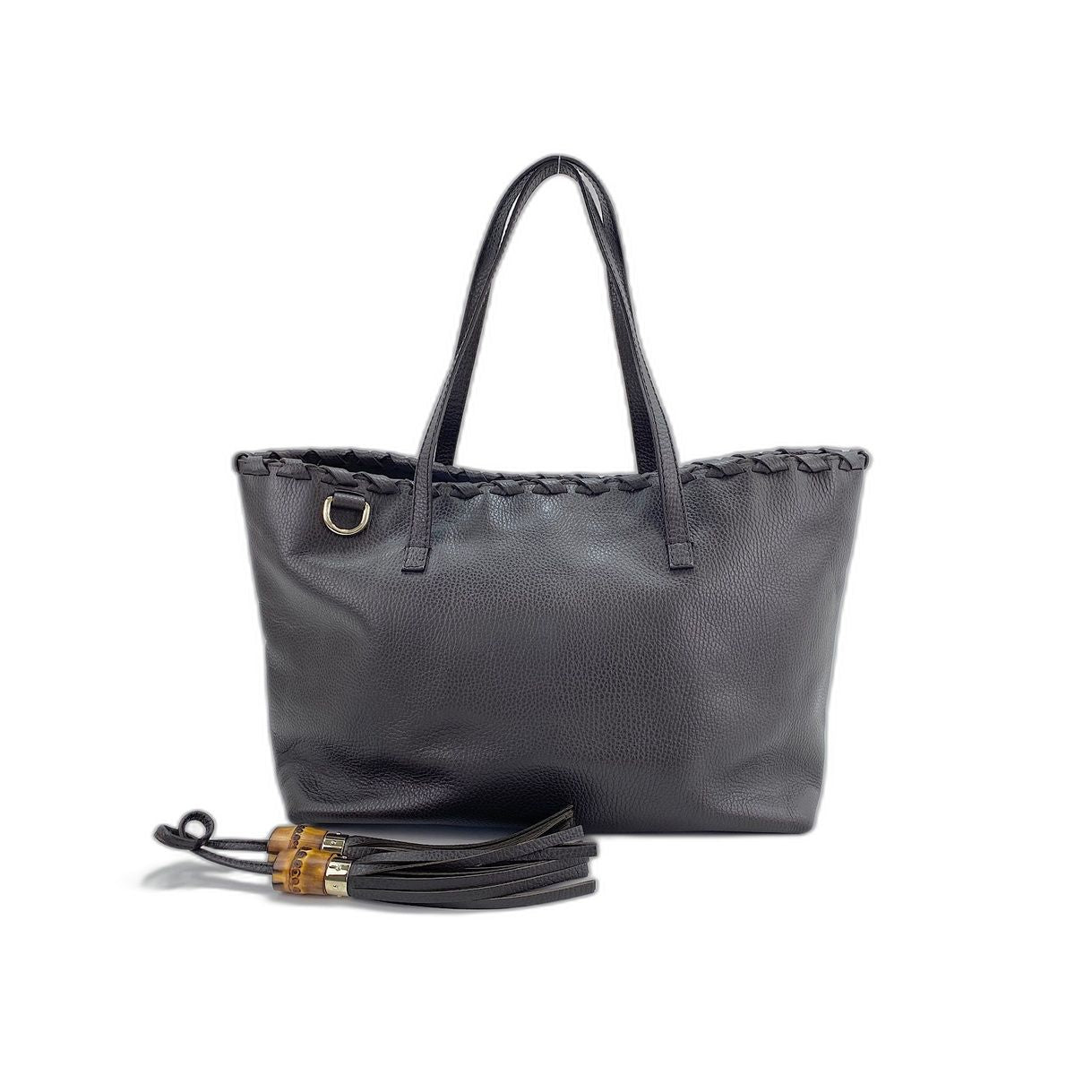 Gucci Tote Bag Bamboo Brown