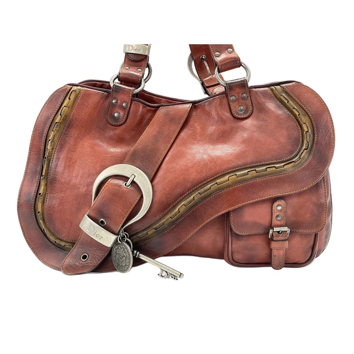 Dior Handbag Gaucho Brown