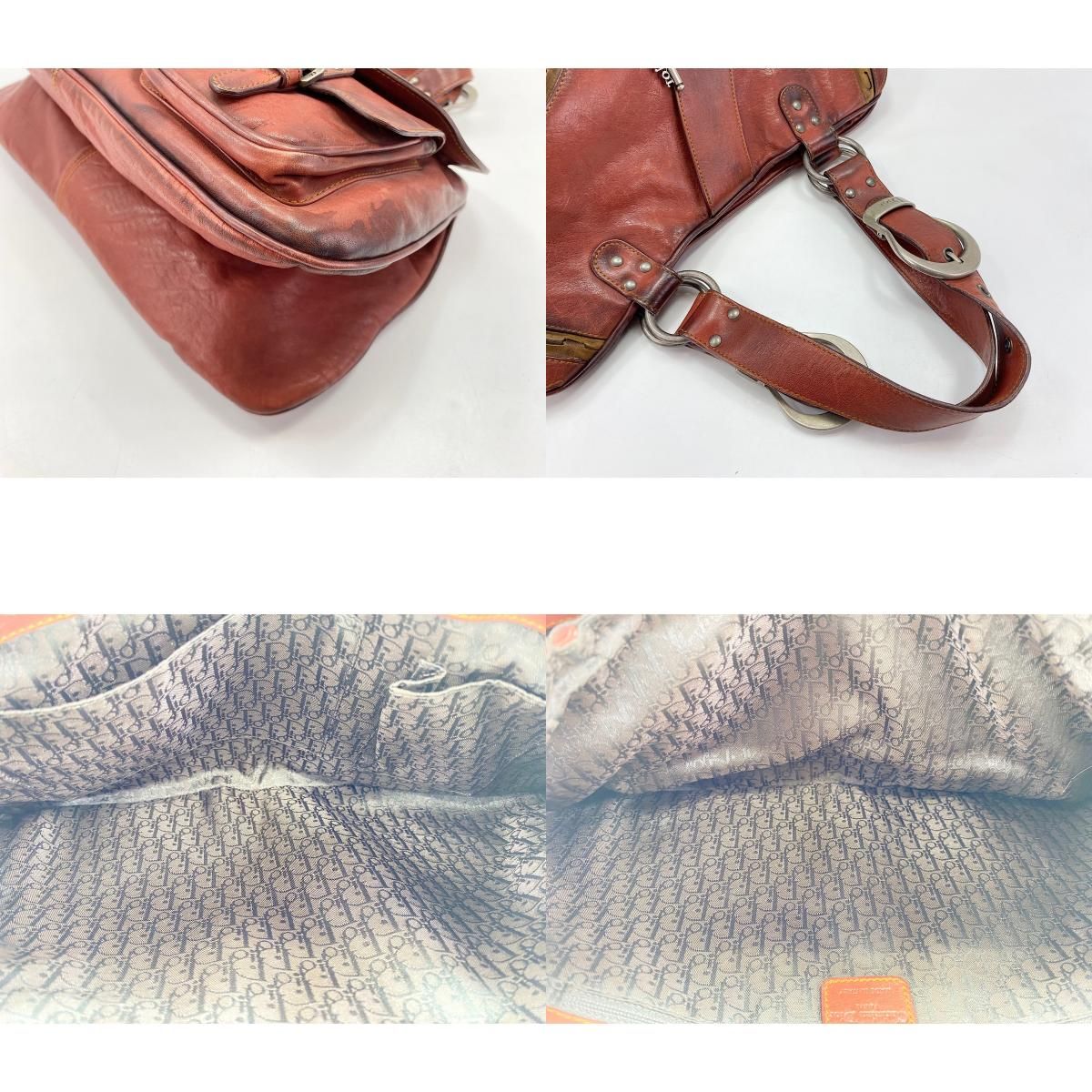 Dior Handbag Gaucho Brown — view 8