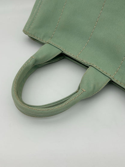 Prada Canapa Tote Bag Mint Green Canvas — view 6
