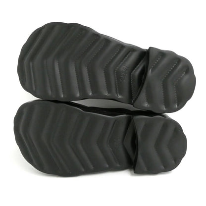 Gucci Thong Sandals Black Rubber Platform Shoes 36 — view 3