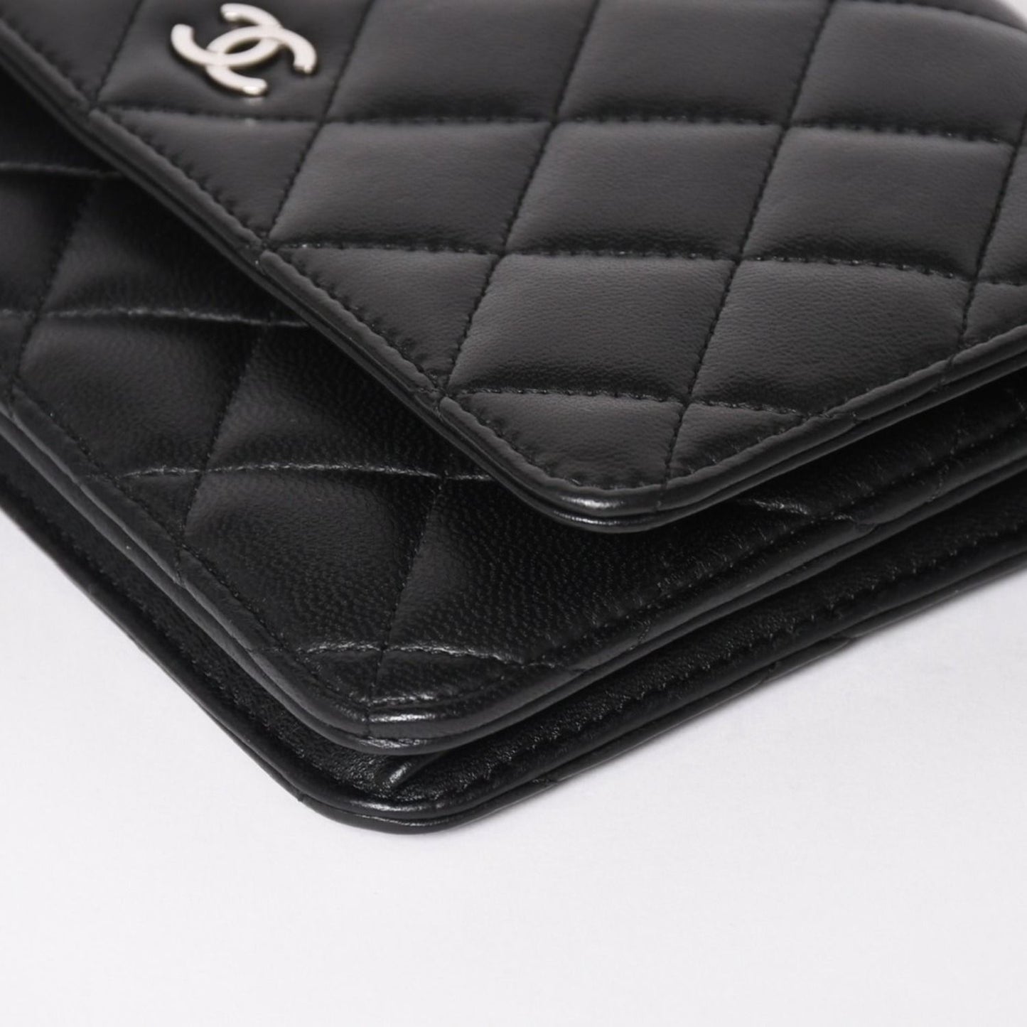 Chanel Timeless Classic Line Chain Wallet CC Logo Lambskin Shoulder Bag — view 6