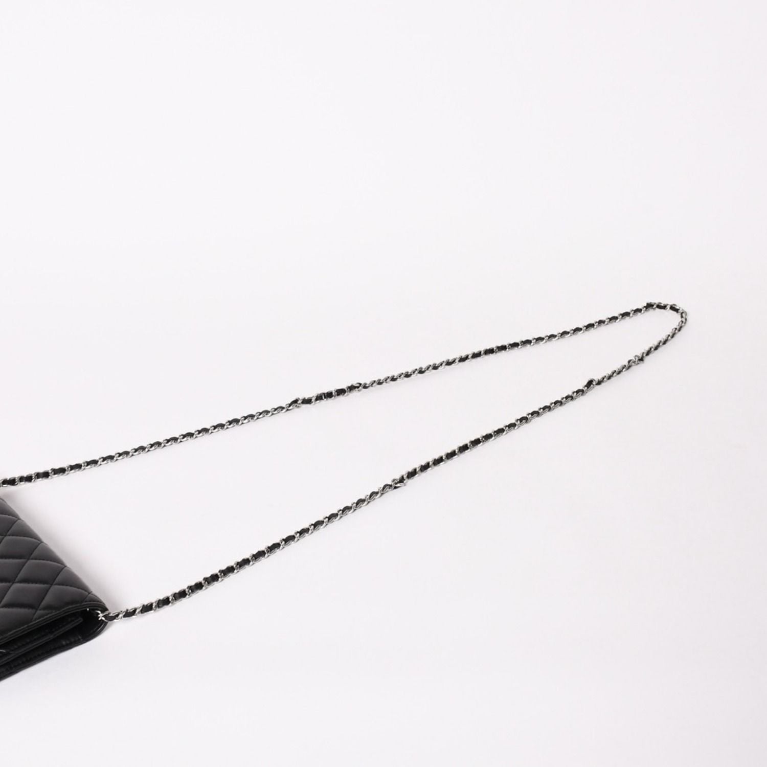 Chanel Timeless Classic Line Chain Wallet CC Logo Lambskin Shoulder Bag — view 4