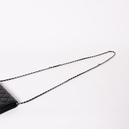 Chanel Timeless Classic Line Chain Wallet CC Logo Lambskin Shoulder Bag — view 4