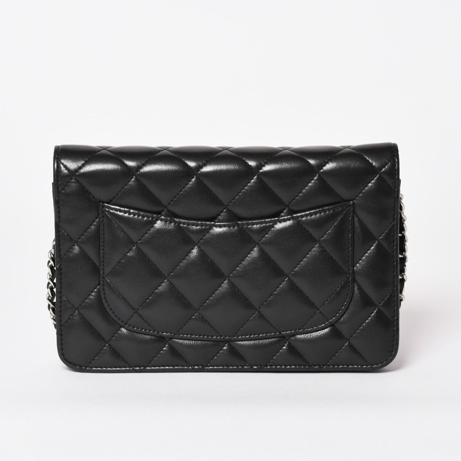 Chanel Timeless Classic Line Chain Wallet CC Logo Lambskin Shoulder Bag — view 2