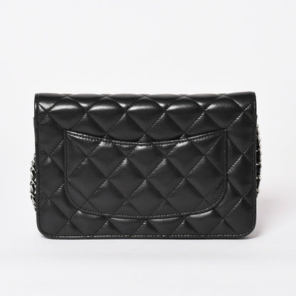 Chanel Timeless Classic Line Chain Wallet CC Logo Lambskin Shoulder Bag — view 2