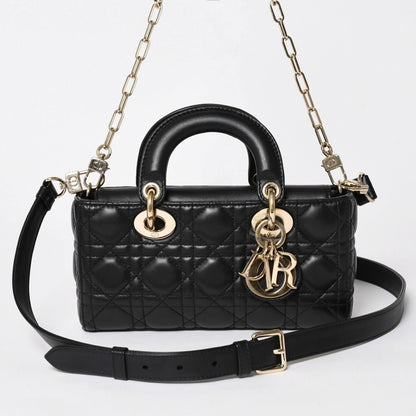 Dior Lady D-joy Bag Small Cannage Lambskin Black — view 2