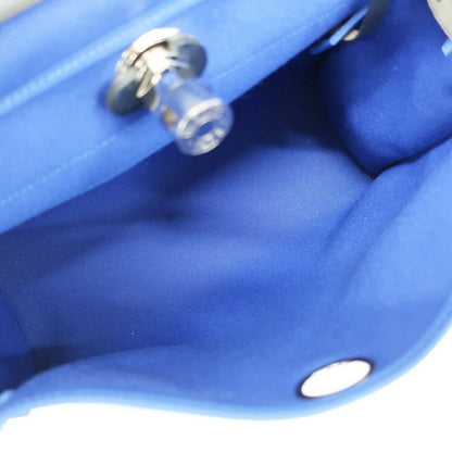 Hermes Heaven Herbag Zip PM Shoulder Bag Blue Silver Manufactured Around — view 5