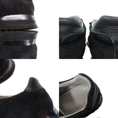 Louis Vuitton Run Away Line Damier Sneakers Black 10 — view 8