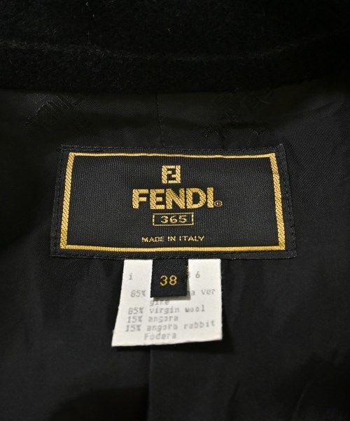 Fendi Chesterfield Jacket Black — view 3