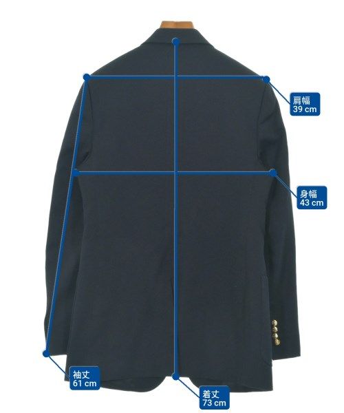 Celine Tailored Jacket Navy — view 8