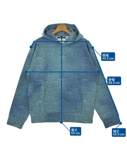 Louis Vuitton Hoodie Blue — view 6